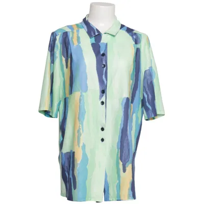Chemise à manches courtes (Bleu, Vert, Jaune, Multicolore) de Karelia Coton, Polyester