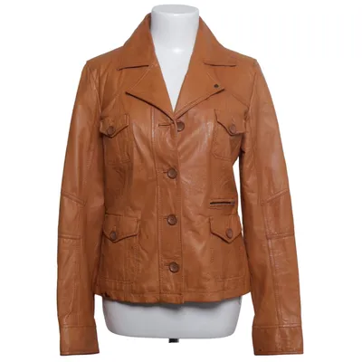 Leather jacket (Brown) from s.Oliver Acetate, Leather