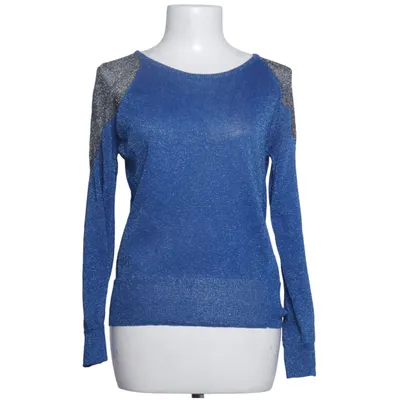 Trui (Blauw, Zilver) van Maje Metallvezel, Polyester