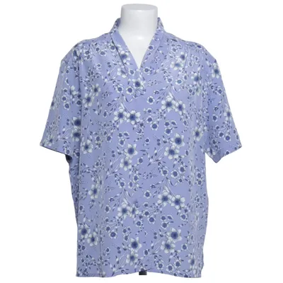 Topp (Blå, Vit) från Eastex Polyester