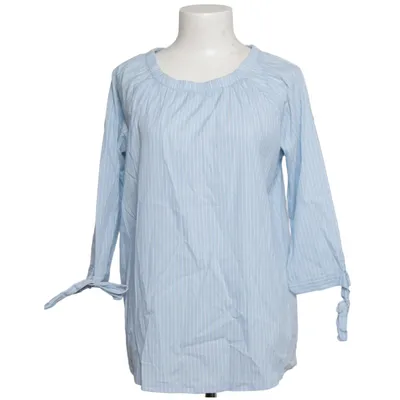 Blouse (Blue, White) from Tara Cotton, Elastane, Polyamide