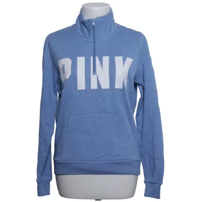 Hoodie (Blue, White) from Pink Victoria's Secret Cotton, Polyester