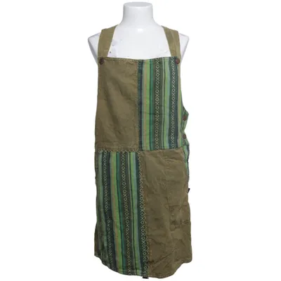 Dungaree dress (Green, Brown, Multicolored) from Guru Shop Cotton