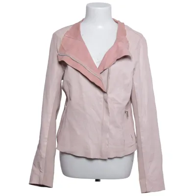 Biker jacket (Beige) from Cigno Nero Leather, Polyester
