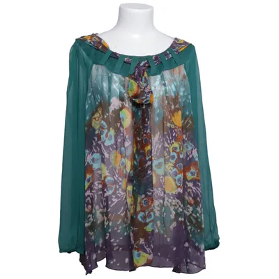 Bluse (Grøn, Flerfarvet) fra Wissmach Polyester