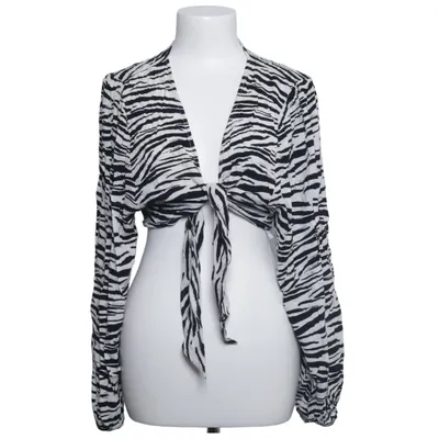 Wrap blouse (Black, White) from Iisla & Bird Viscose