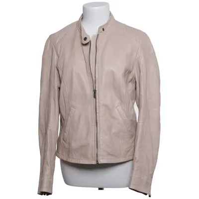 Veste en cuir (Beige) de Jilani Collection Cuir, Polyester