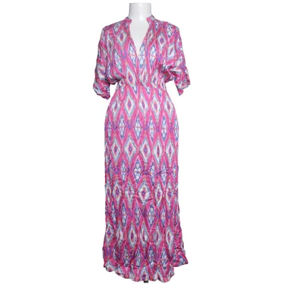 Maxi jurk (Roze, Meerkleurig) van Senes Zijde, Viscose