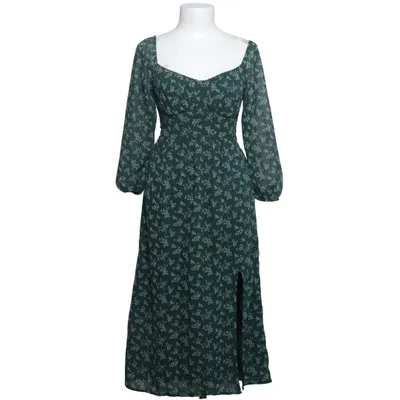 Dress (Green, White) from Abercrombie Polyester