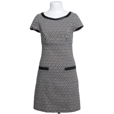 Dress (Black, White) from Styles by Steps Cotton, Elastane, Polyamide, Polyester