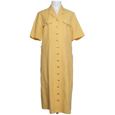 Robe chemise (Jaune) de Clarina Polyester, Viscose