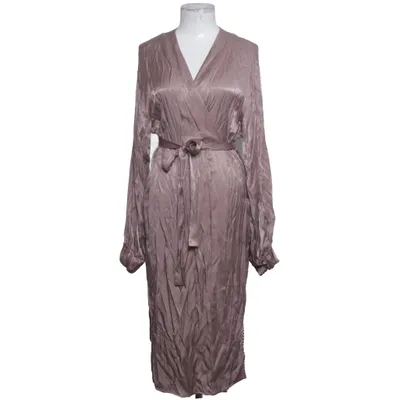 Omlottklänning (Brun) från Luxe Collection Polyester, Viskos