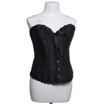 Corset (Black) from Vaacodor Cotton, Elastane, Polyester