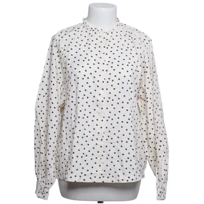 Blouse (Beige, Black) from Ichi Cotton