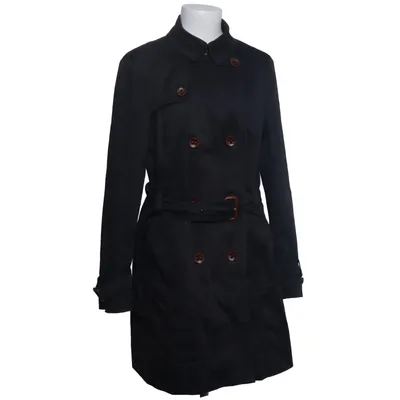 Trenchcoat (Sort) fra ESPRIT Bomuld, Elastan