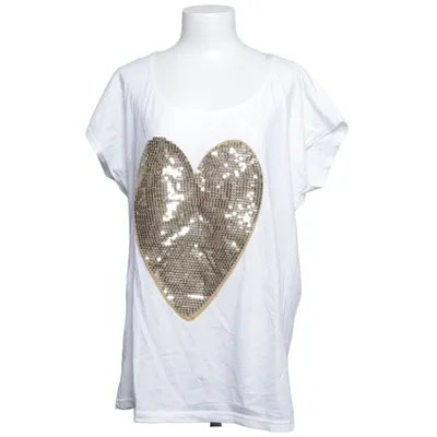 T-shirt (White, Gold) from 24 Hours Cotton