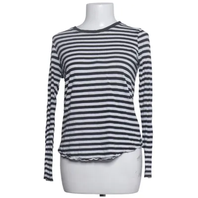 Langarmshirt (Schwarz, Weiß) von H&M Basic Baumwolle, Modal