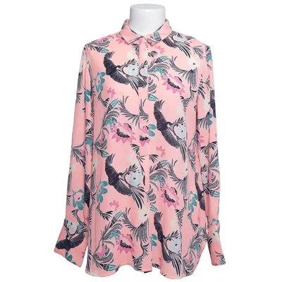 Blouse (Pink, Multicolored) from Banana Republic Polyester
