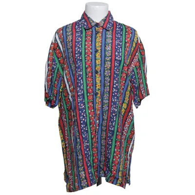 Chemise à manches courtes (Bleu, Rouge, Vert) de Sempre Viscose