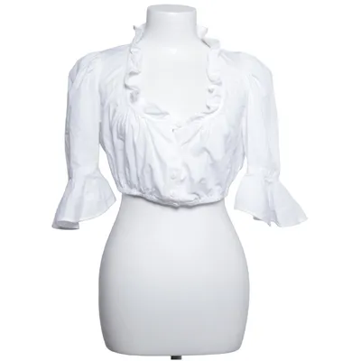 Dirndlblus (Vit) från Alb Trachten Bomull, Polyester