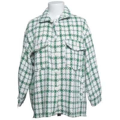 Overshirt (Green, White) from Hailys Elastane, Polyamide, Polyester