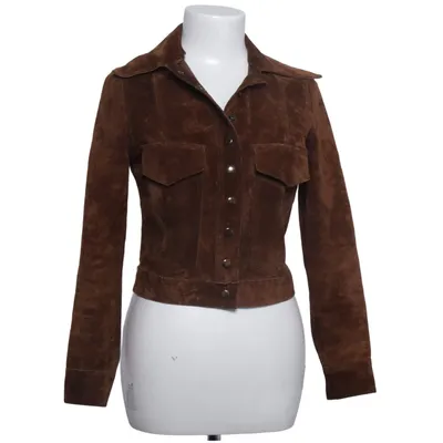Leather jacket (Brown)