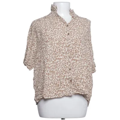 Chemise à manches courtes (Beige, Blanc) de Naf Naf