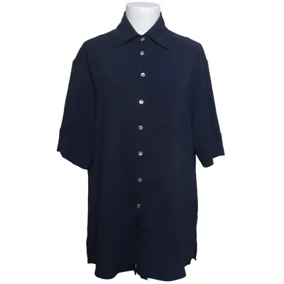 Chemise à manches courtes (Bleu) de SLICK Polyester