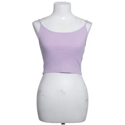 Crop top (Purple) from Fishbone Cotton, Elastane, Polyester