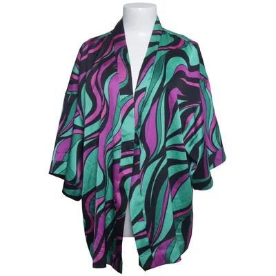 Kimono (Grön, Lila, Svart) från Papaya Polyester