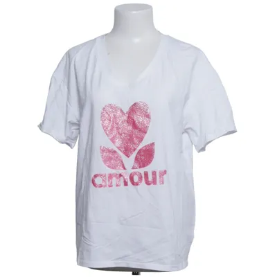 T-shirt (Blanc, Rose) de Millenium Coton, Élasthane