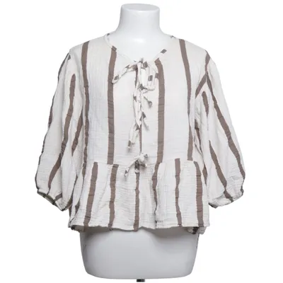 Blus (Vit, Brun) från Made in italy Bomull