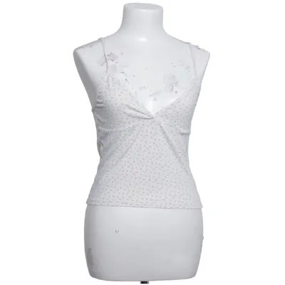 Tanktop  (Hvid, Flerfarvet) fra Brandy Melville Bomuld, Elastan