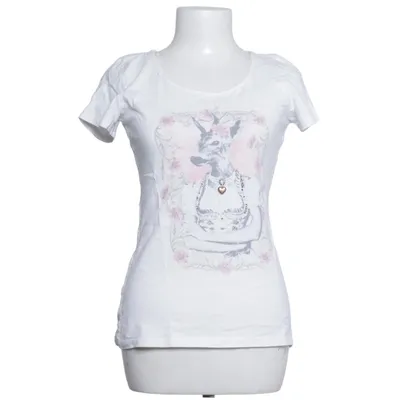 T-shirt (Hvid, Pink) fra Krüger Madl Bomuld