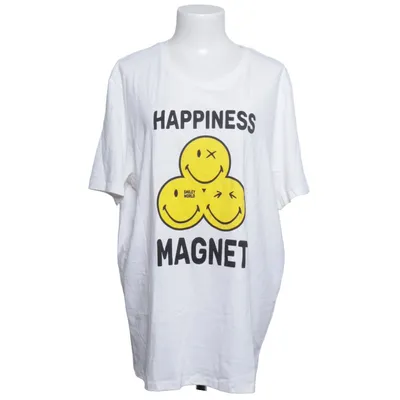 T-shirt (White, Yellow, Black) from Smiley World Cotton