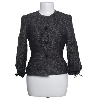 Blazer (Sort, Grå) fra MaxMara Studio Acetat, Mohair, Polyamid, Silke, Viscose, Uld