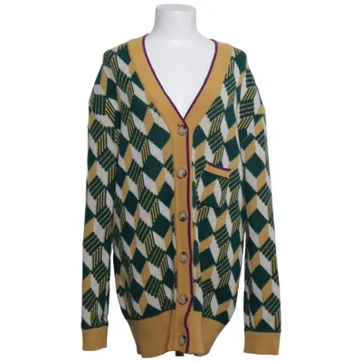 Strickjacke (Gelb, Grün, Weiß) von Alexachung Wolle