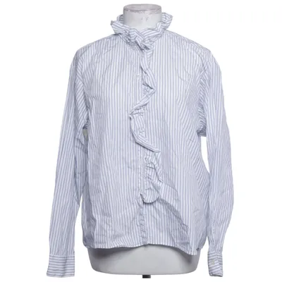 Blus (Vit, Blå) från Robert Friedman Bomull