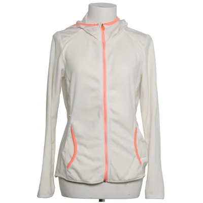 Sweat à capuche (Blanc, Orange) de Active Élasthane, Polyester