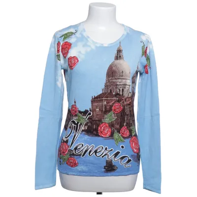 Pull-over (Bleu, Multicolore) de Ovanti Élasthane, Polyamide, Viscose