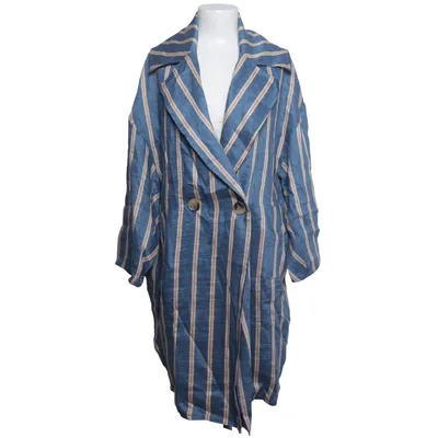 Shirt (Blue, Beige, Red) from Lauren Vidal Cotton, Linen, Viscose