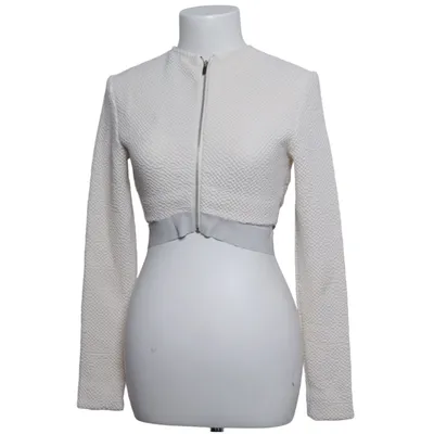 Crop top (Wit) van Elizabeth and James Elastaan, Polyester, Viscose