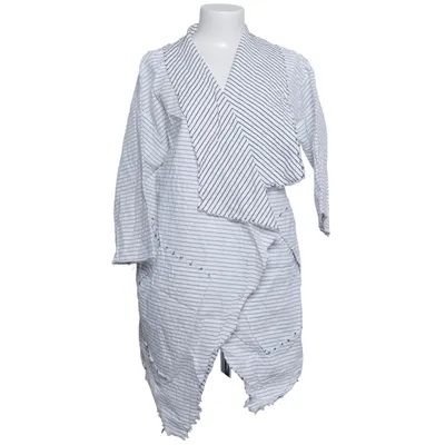 Jacket (White, Blue) from Wendy Trendy Cotton