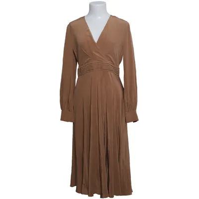 Wikkeljurk (Beige) van MaxMara Studio Polyester, Zijde
