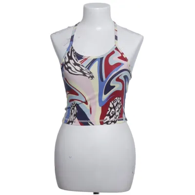 Halterneck top (Flerfarvet) fra Pitaya Bambus, Bomuld, Elastan