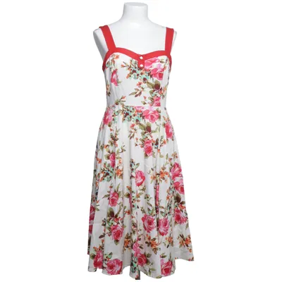 Dress (White, Multicolored) from Hearts & Roses Cotton, Elastane