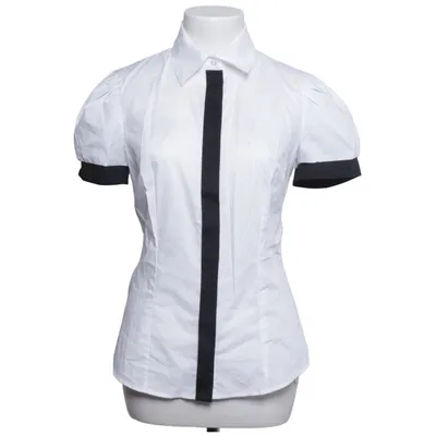 Short sleeve shirt (White, Black) from Nife Cotton, Polyester