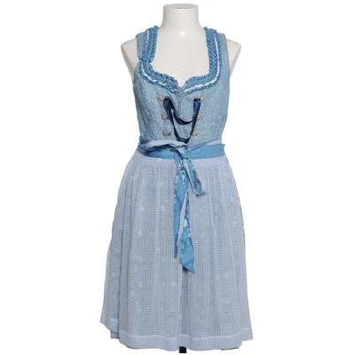 Dirndl (Blauw, Wit) van Spieth & Wensky Katoen, Elastaan, Polyester