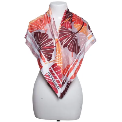 Sjal (Rød, Orange, Hvid) fra Linvosges Polyester