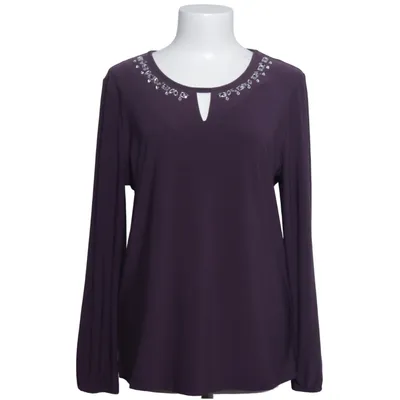 Langærmet t-shirt (Lilla) fra Couture Line Elastan, Polyester